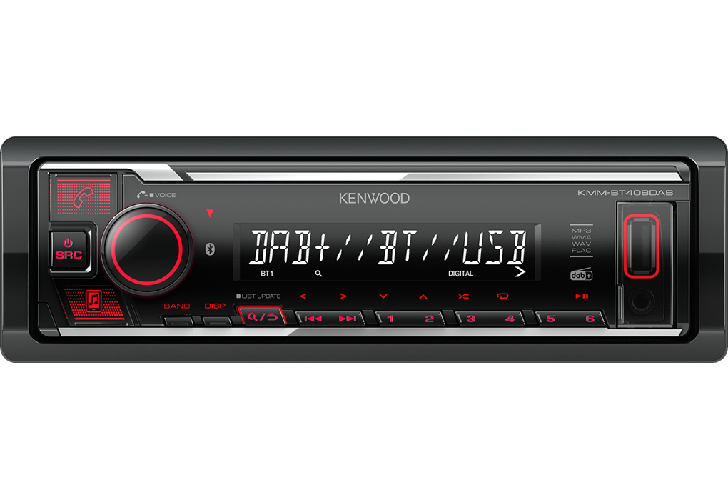 Kenwood KMM-BT408DAB autórádió