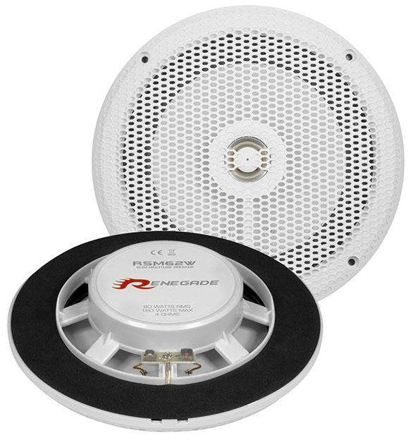 Renegade RSM62 White kültéri lapos hangszórók