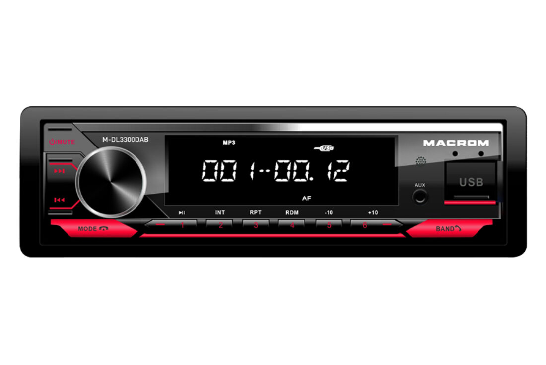Macrom M-DL3300DAB autórádio