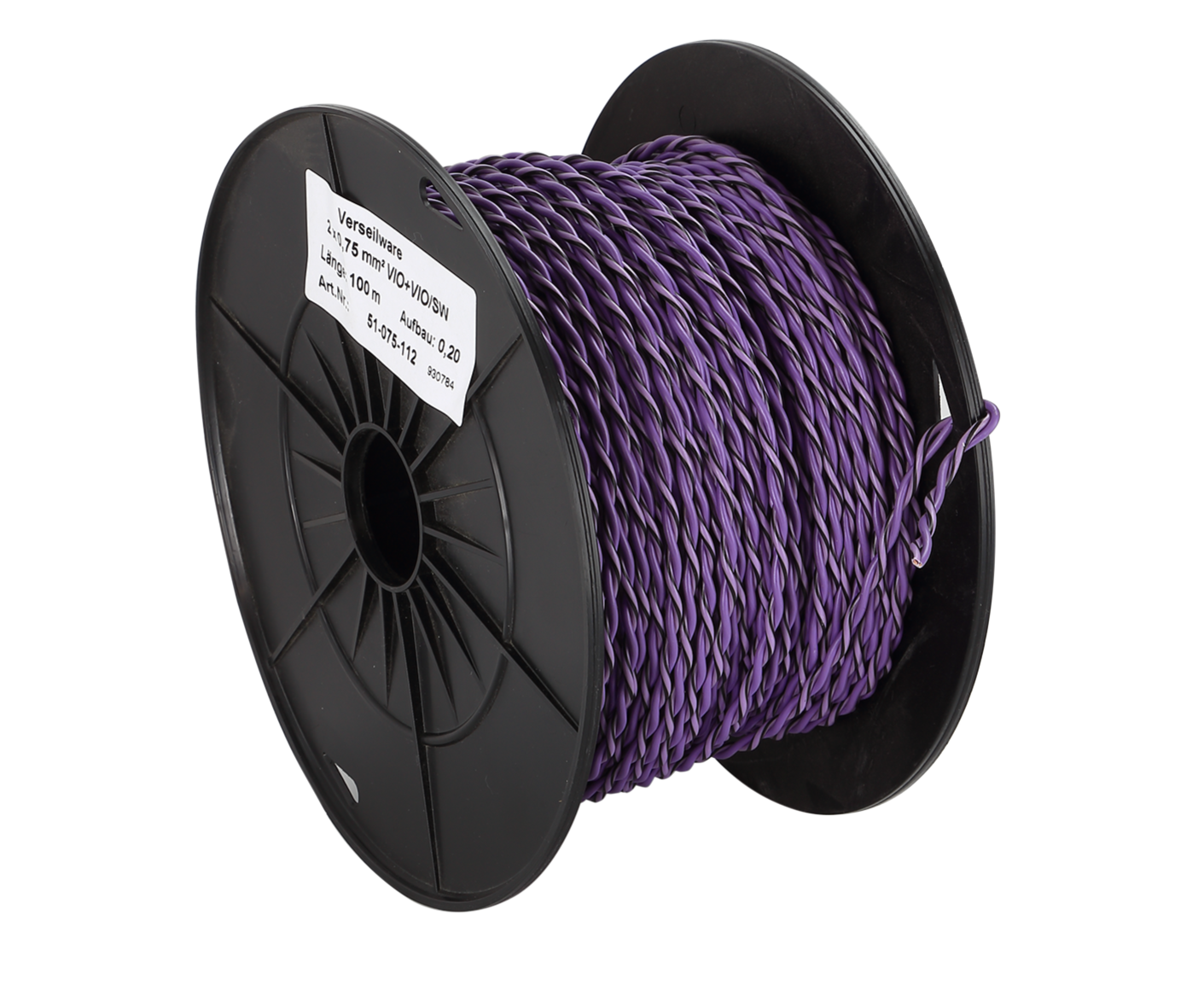 Hangszórókábel ACV FLRY Twisted purple/purple-black 075