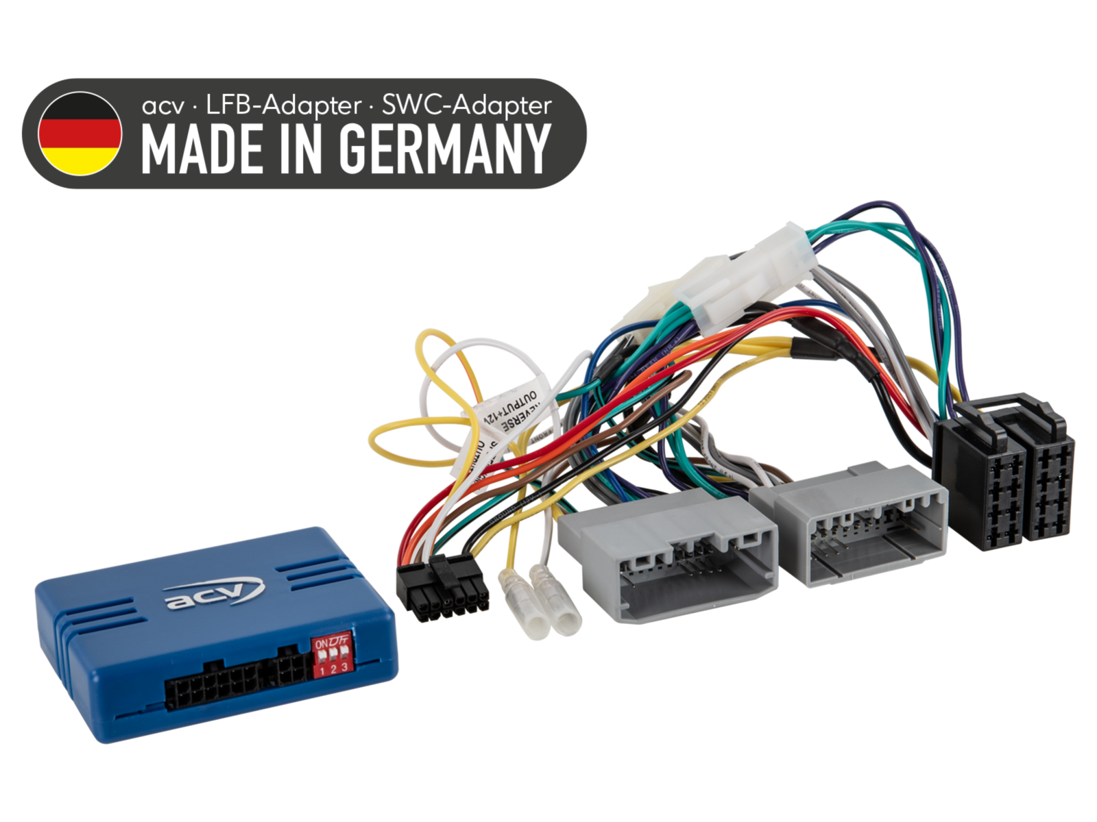 Kormánykerék gombvezérlő adapter Chrysler / Dodge / Jeep / Lancia / Mitsubishi / VW ACV SWC 42A-1032-00C-0-hoz