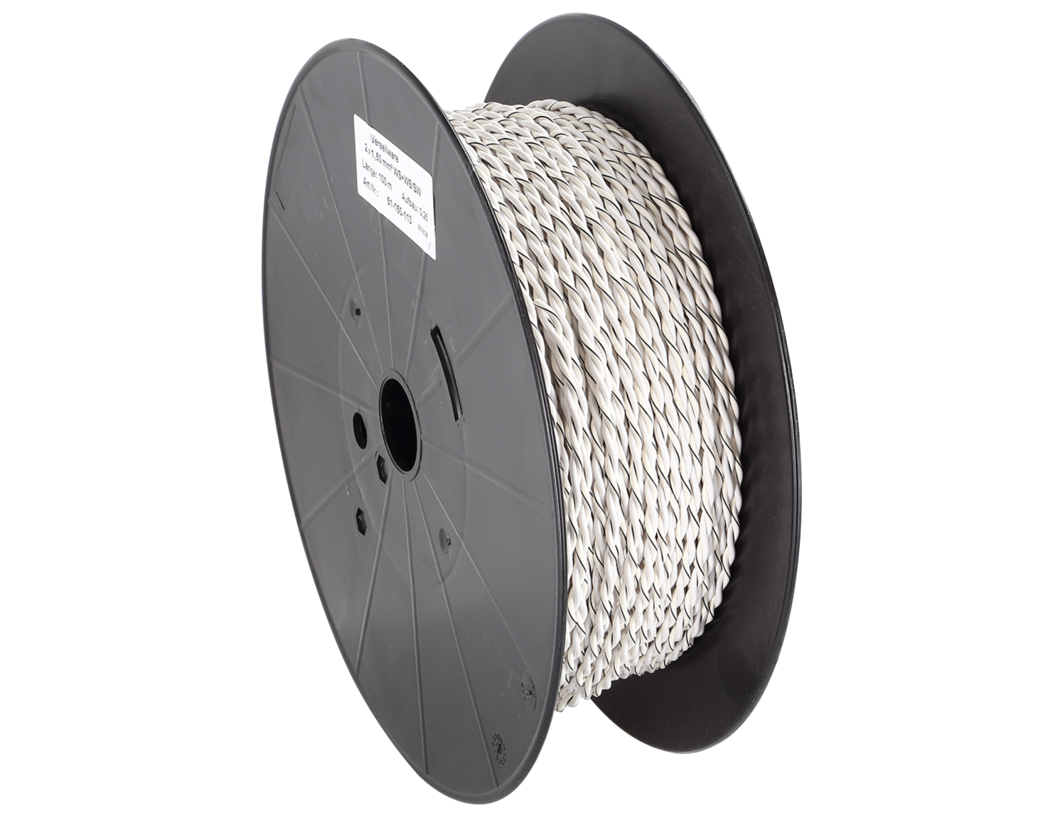 Hangszórókábel ACV FLRY Twisted white/white-black 150