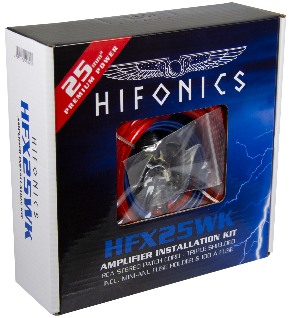 Hifonics HFX25WK Premium kábelkészlet