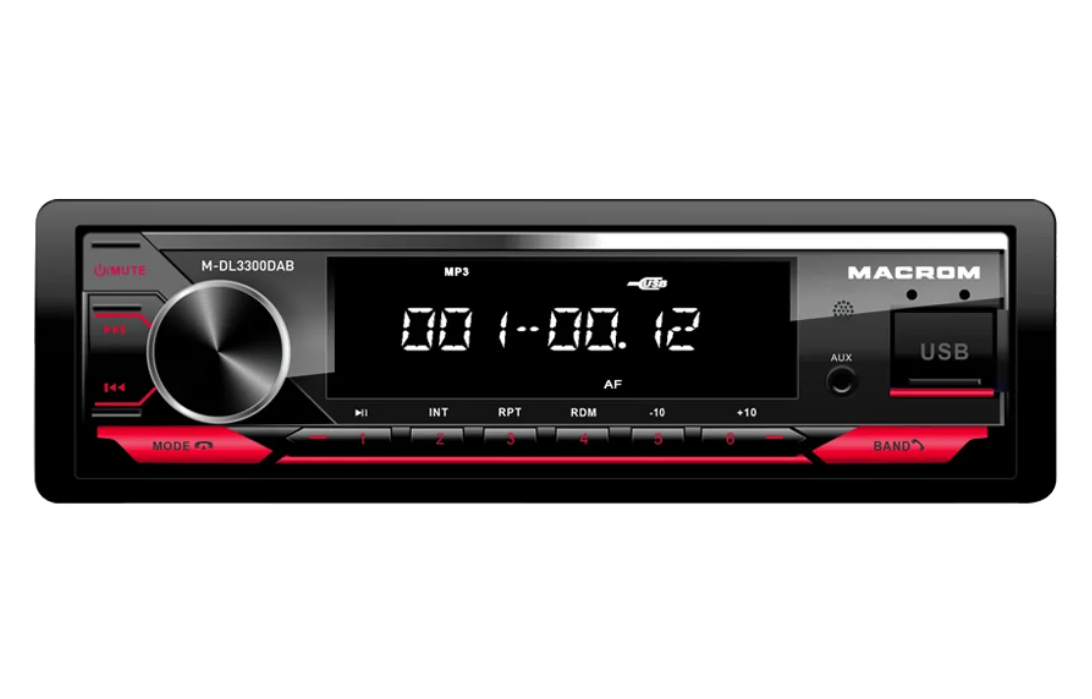 Macrom M-DL4300DAB autórádió