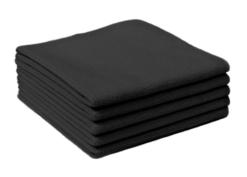Purestar Speed Polish Multi Towel Mini Black mikroszálas törölköző szett