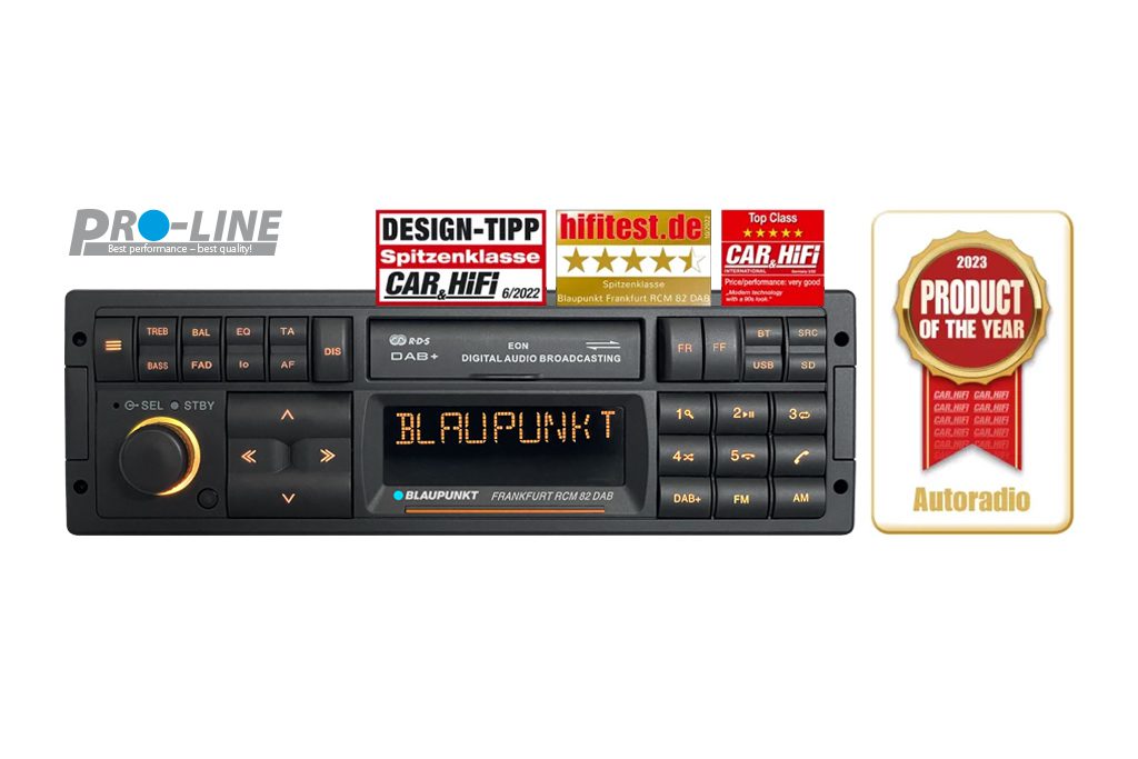 Retro autórádió Blaupunkt Frankfurt RCM 82 DAB