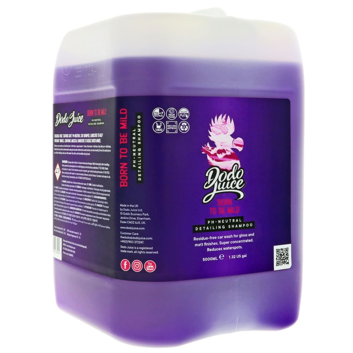 Dodo Juice Born To Be Mild autósampon (5 l)