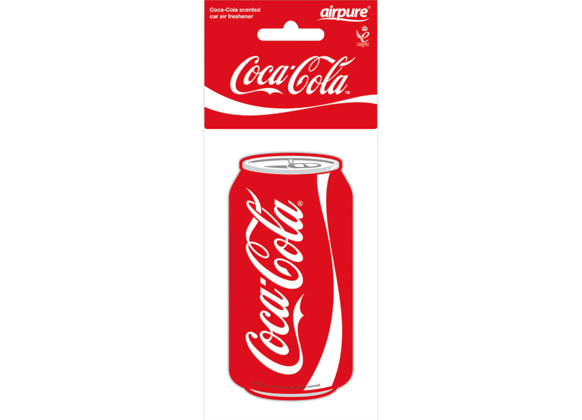Airpure Coca-Cola függő illatú légfrissítő, Coca Cola Original illat - dobozos