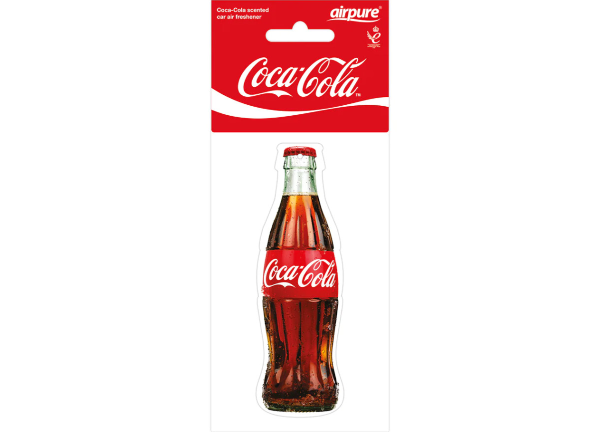 Airpure Coca-Cola függő illatú légfrissítő, Coca Cola Original illat - üveg