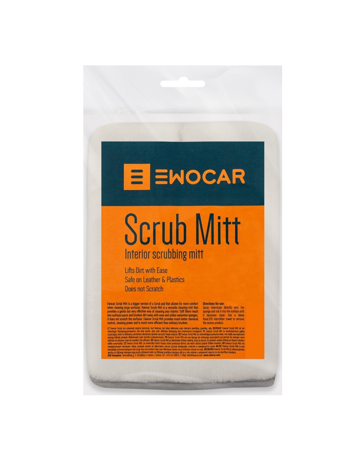 Ewocar Scrub Mitt tisztítókesztyű