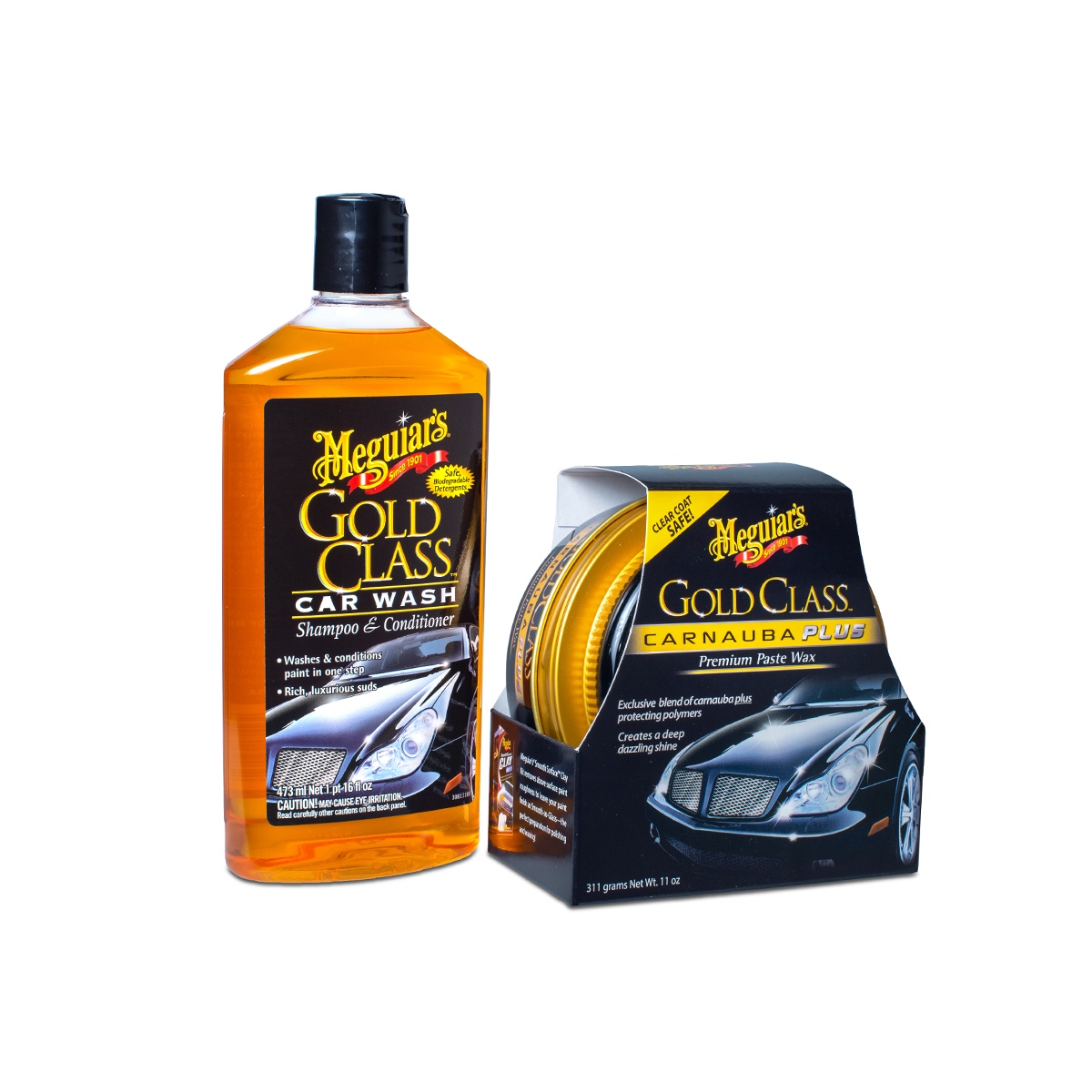 Meguiar's Gold Class Wash & Wax Kit alap autókozmetikai készlet a festék mosására és védelmére