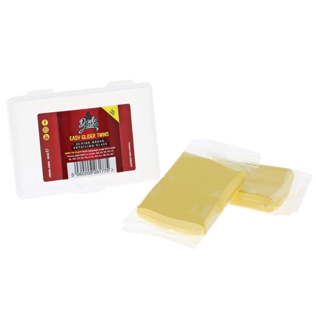 Dodo Juice Easy Glider Fine Grade Detailing Clay (2 × 50 g) finom agyag