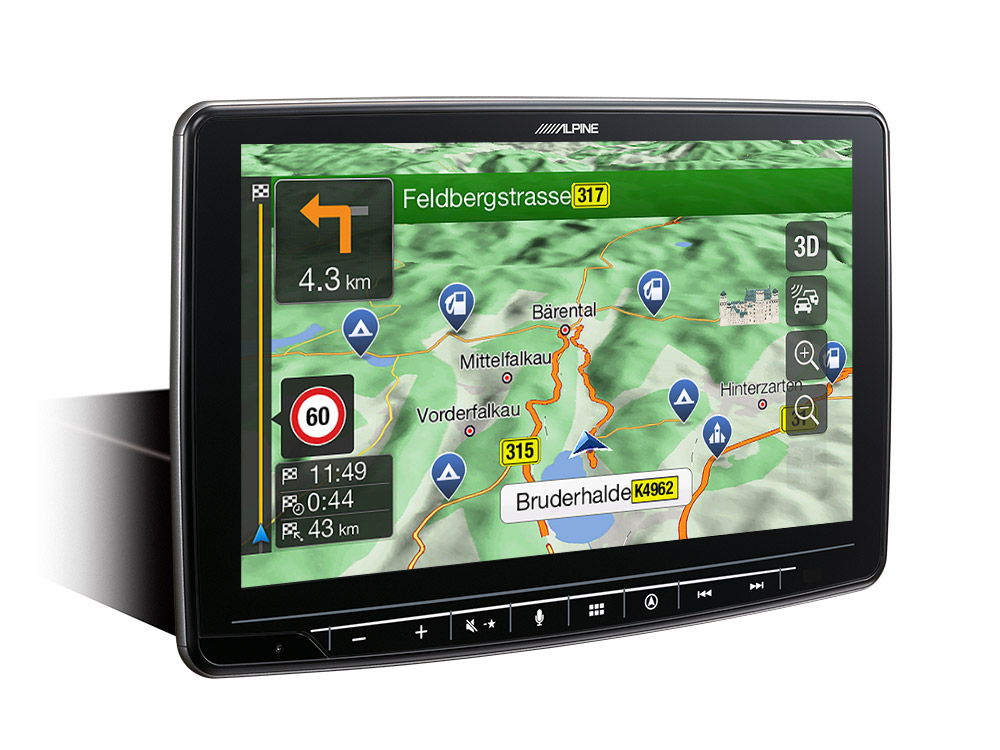 Alpine INE-F904DC fejlett navigációs fejegység