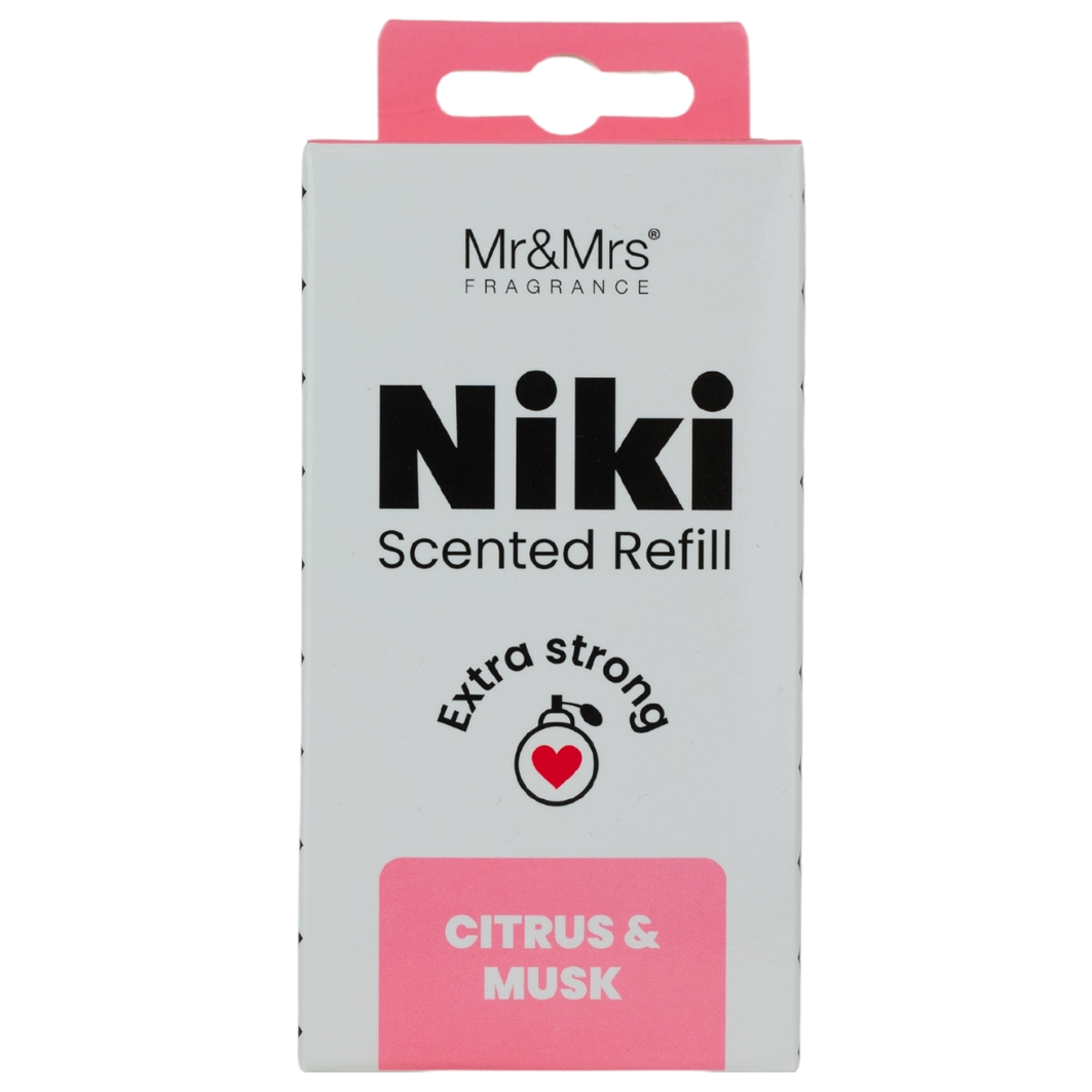 Mr&Mrs Fragrance Niki Citrus & Musk utántöltő