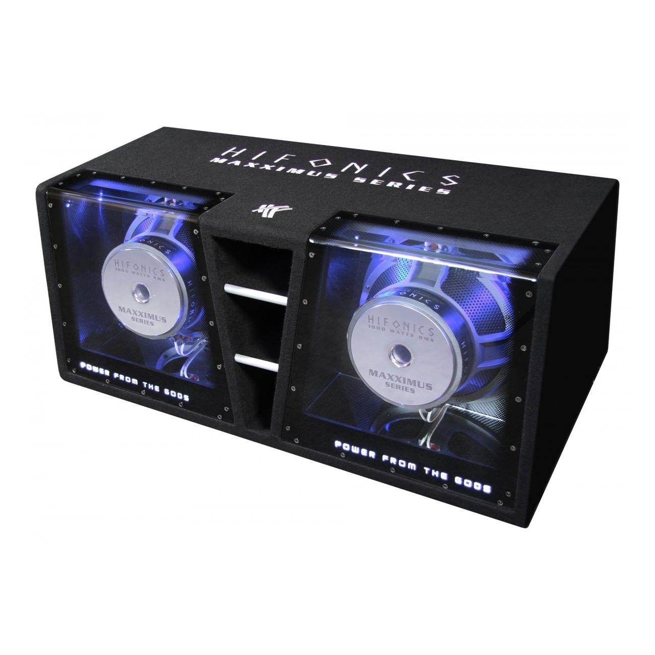 Hifonics MXZ12DUAL erős subwoofer a boxban