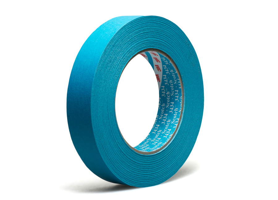 Vízálló maszkolószalag 3M 3434 kék, méret 24 mm x 50 m