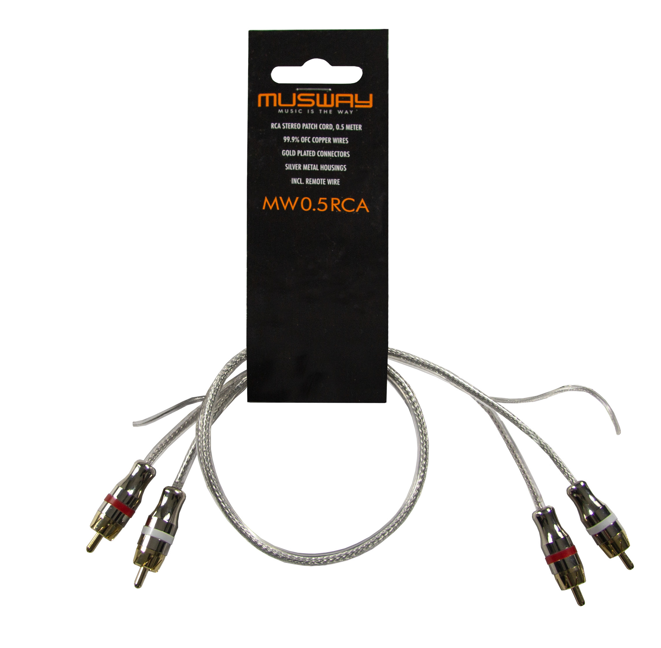 RCA kábel Musway MW0.5RCA