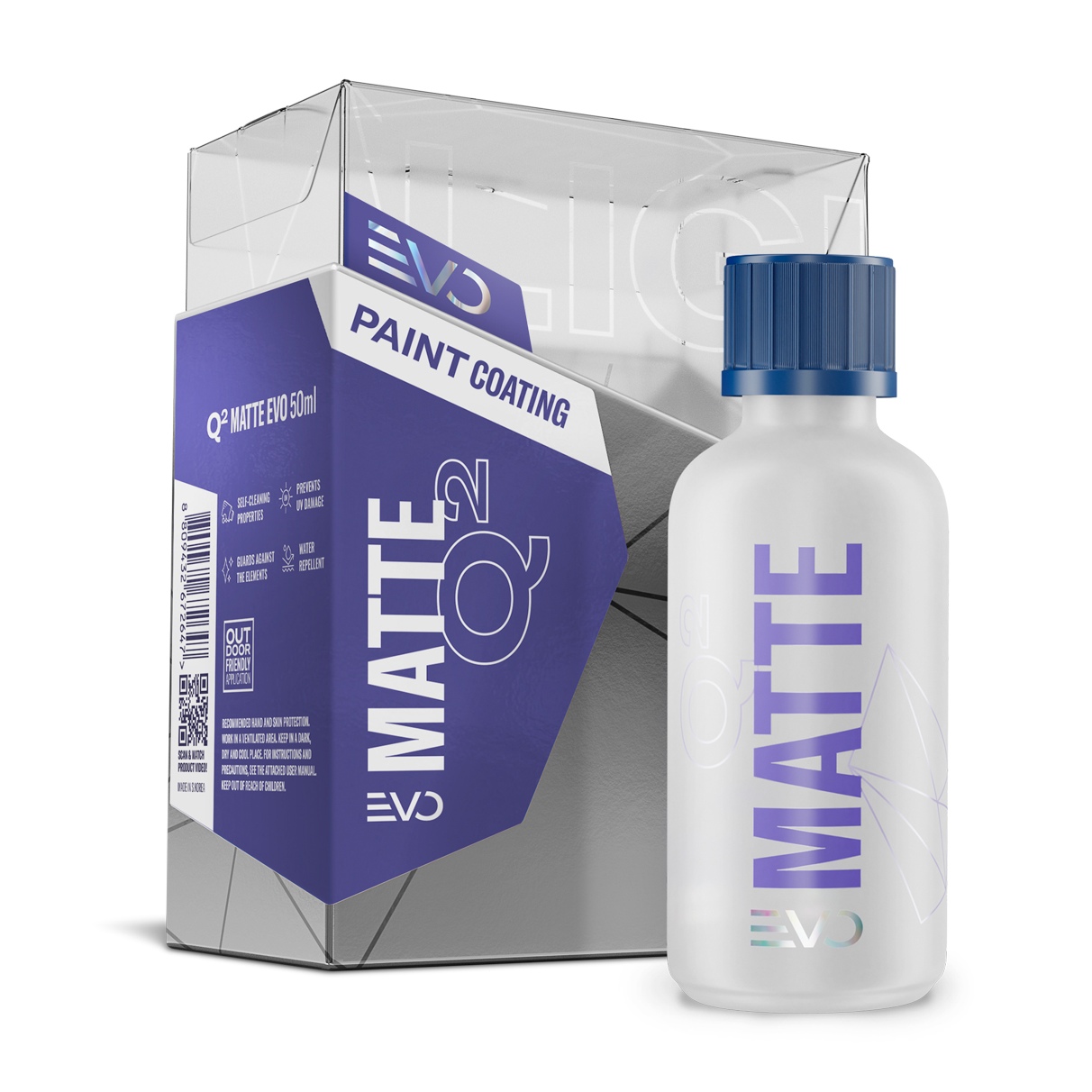 Gyeon Q2 Matte EVO Lightbox kerámia védelem matt fényezéshez (50 ml)