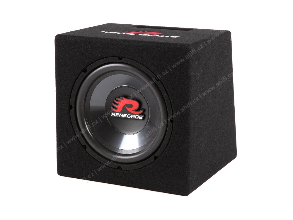 Renegade RXV1000 subwoofer dobozban