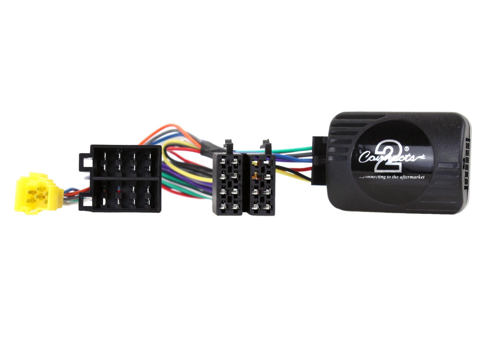 Connects2 CTSRN004.2 Renault Clio, Kangoo, Megane, Twingo / Dacia Duster, Sandero kormánykerék gombvezérlő adapter