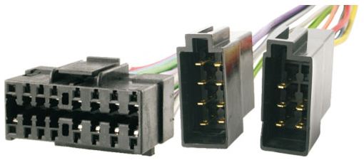 JVC 16 pin - ISO csatlakozó