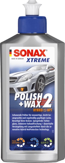 Sonax Xtreme Polish & Wax 2 Hybrid NPT polírozószer viasszal - 250 ml