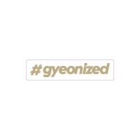 Gyeon Sticker #gyeonized Sticker Gold (17,9x100 mm)