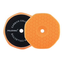 Carbon Collective HEX Foam Polishing Pad (Polishing 3 - Orange) - 5″ (125 mm) polírozó korong