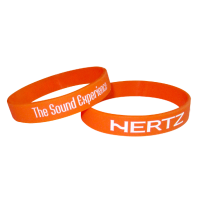 Hertz Orange Bracelet - Hertz Rubber Wristband karkötő