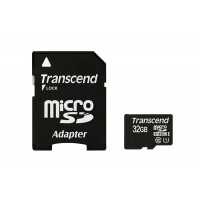 Transcend 32 GB-os memóriakártya + SD adapter