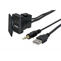 USB - JACK aljzat kábellel