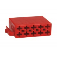 Műanyag borító ISO csatlakozóra - 10 pines 254112