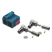 Antenna csatlakozó dupla FAKRA anya 90° 295641