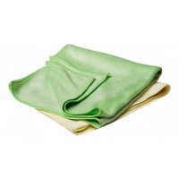 Flexipads Yellow & Green Buffing Towels (set) 40x40 törlőkendő készlet