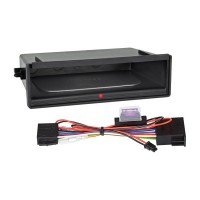 Inbay® Qi töltő az 1DIN rádió alatti polcon