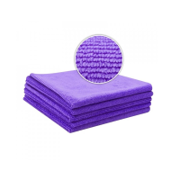 Liquid Elements All-Purpose Purple Microfiber Cloth Value Set of 5 - 310 GSM 40 x 40 cm