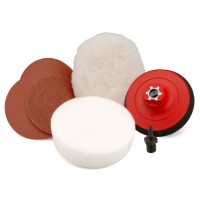 Flexipads fúró és csiszoló polírozó barkács markolat készlet 125