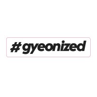 Gyeon #gyeonized Sticker Black (17,9x100 mm) matrica